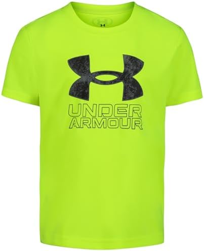 Under Armour UA TECH CORE Print Fill SS, Hi-Vis/Camo Logo, 4 Under Armour