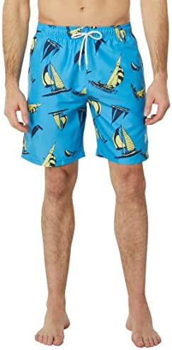 U.S. Polo Assn. Sailboat 1 Swim Shorts Blue Fin MD U.S. Polo Assn.