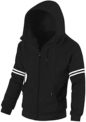 Chrisuno Men's Soft Fleece Fashion Hooded Sweatshirt Zip Up Sports Sweater Hoodie Jacket Chrisuno