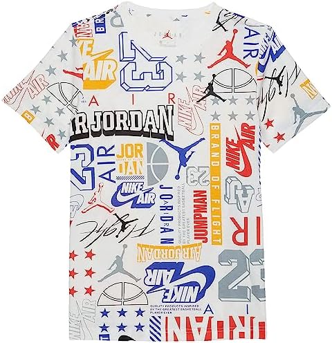 Jordan Boy's Wall of Flight Tee (Big Kids) Nike