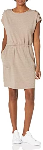 Calvin Klein Women's Short Button Sleeve Pocket Dress Calvin Klein