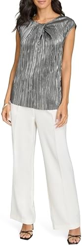 Calvin Klein Women's Short Sleeve Blouse Calvin Klein