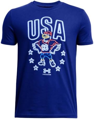 Under Armour Boys' Freedom Energy Short Sleeve Graphic T Shirt Under Armour