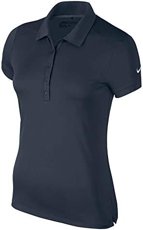 Nike Victory Solid Golf Polo 2017 Women Armory Navy/White Small Nike