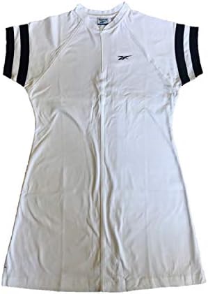 Reebok Women's Tennis Polo Shirt Skirt - White, Navy, X-Large Adidas