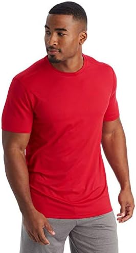 C9 Champion mens Short Sleeve Tech Tee T Shirt, Ripe Red, Small US C9 Champion