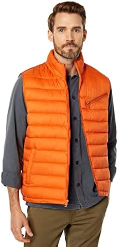 Cole Haan Men's Quilted Puffer Vest with Chest Zip Pocket Cole Haan