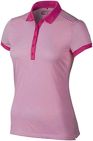 Nike Golf Women's Dri-Fit Stripe Polo Pink 725585 616 (s) Nike