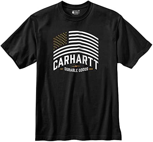 Carhartt Men's Relaxed Fit Midweight ShortSleeve Flag Graphic TShirt Carhartt