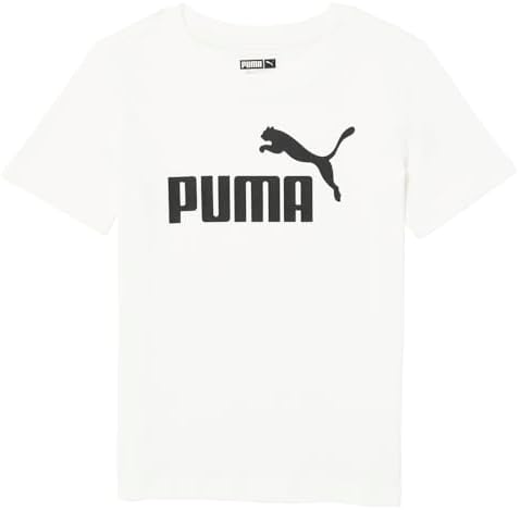 PUMA Kids Boys Core Pack Graphic Crew Neck Short Sleeve Casual Tops Casual - White Puma