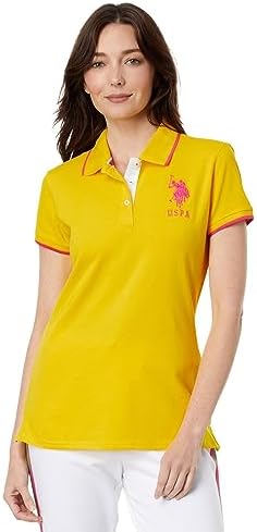 U.S. Polo Assn. USPA Triple Crown Polo Shirt Cyber Yellow SM U.S. Polo Assn.