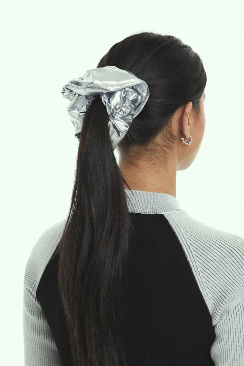 Metallic Hair Scrunchie Forever21