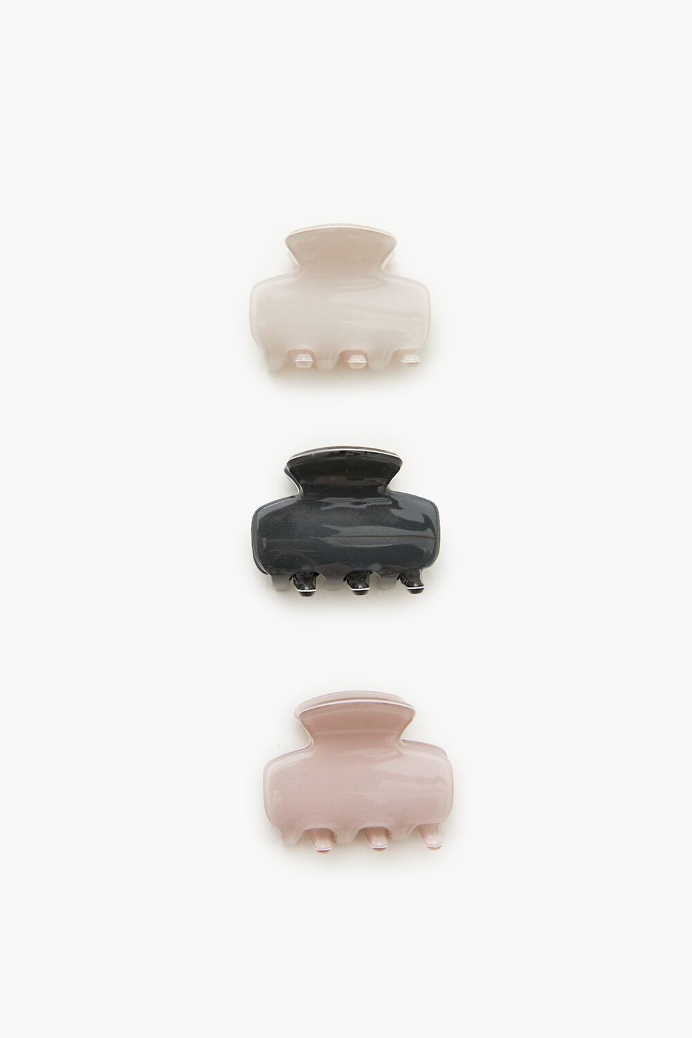 Glossy Claw Hair Clip Set Forever21