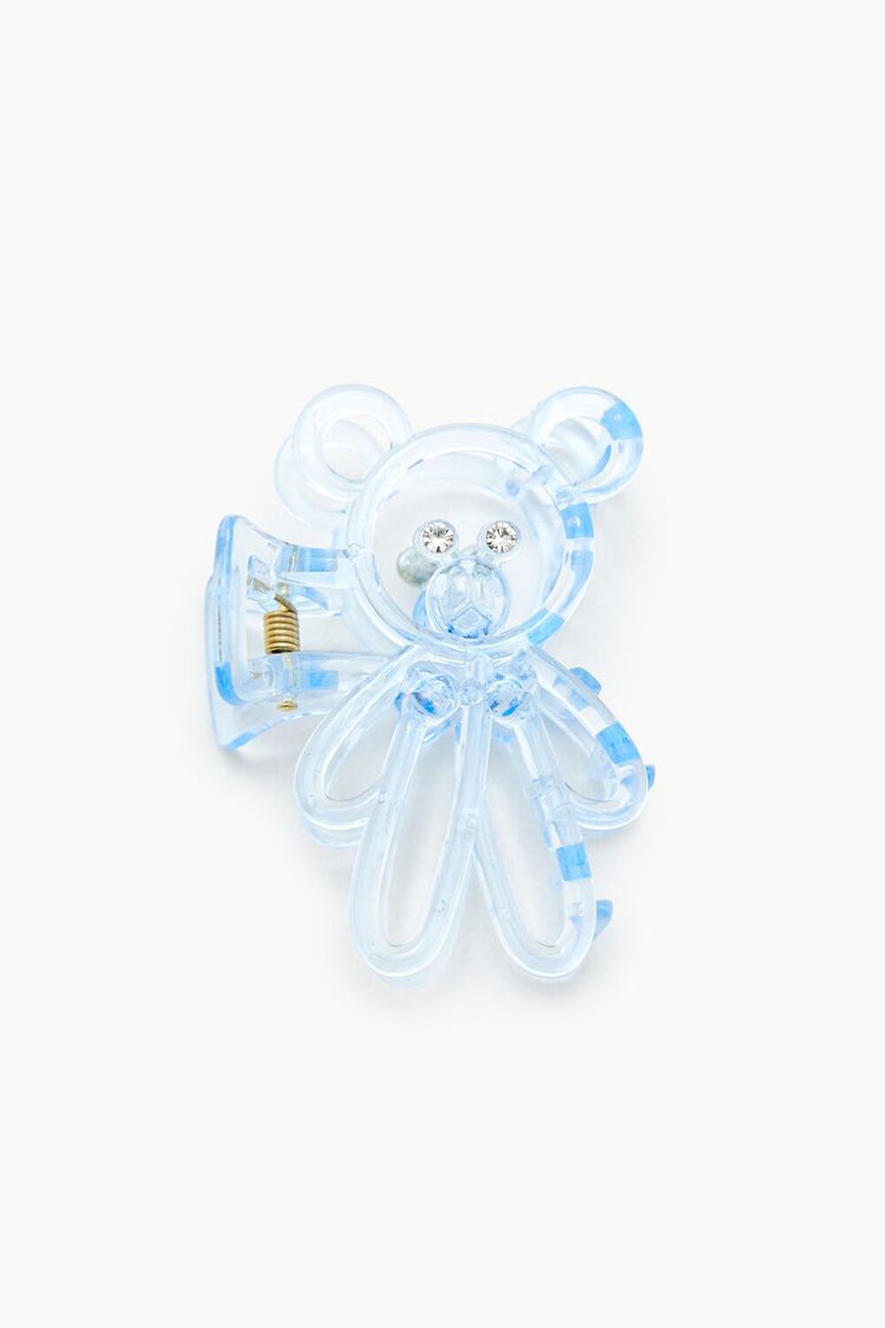 Transparent Teddy Bear Hair Clip Forever21