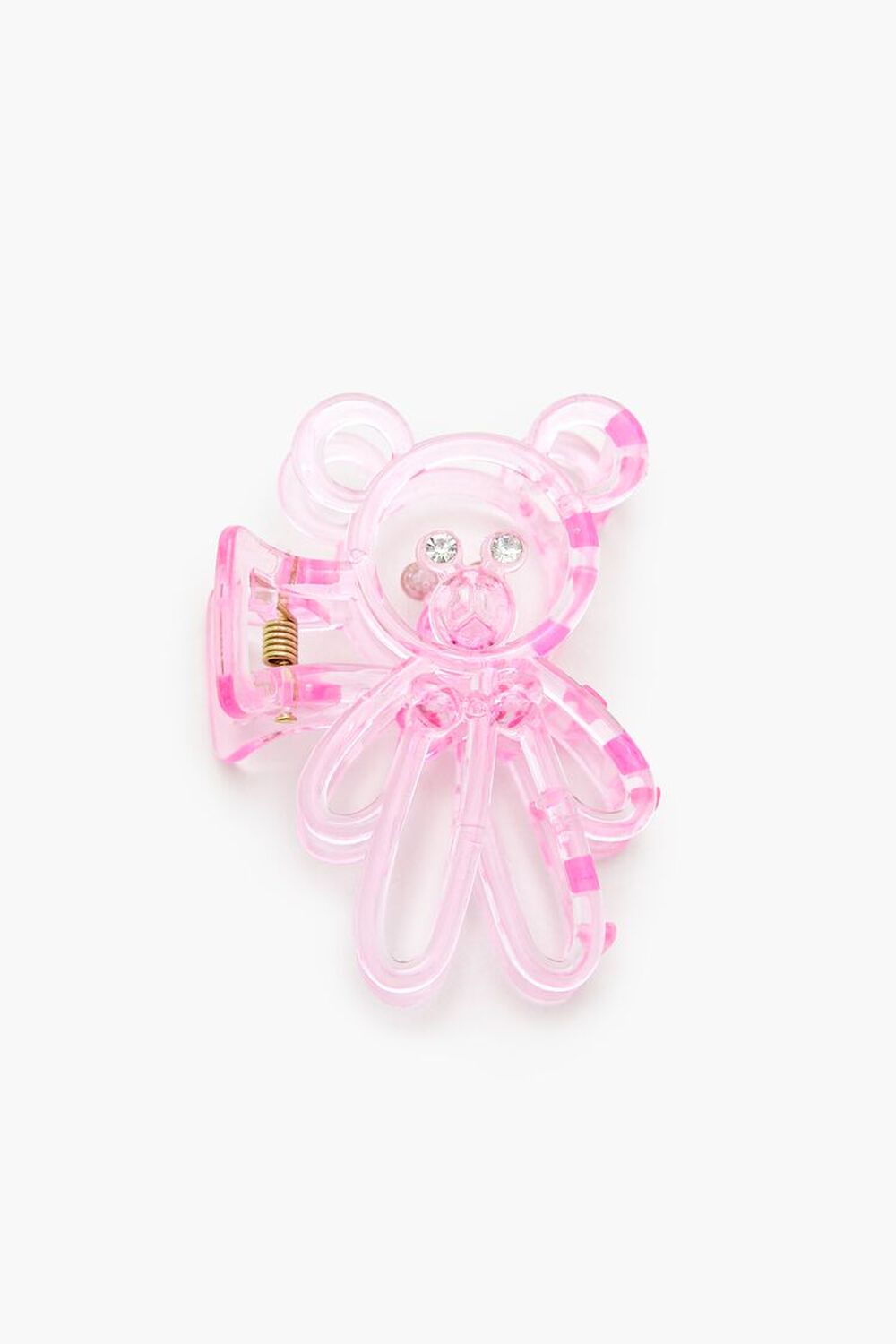 Transparent Teddy Bear Hair Clip Forever21