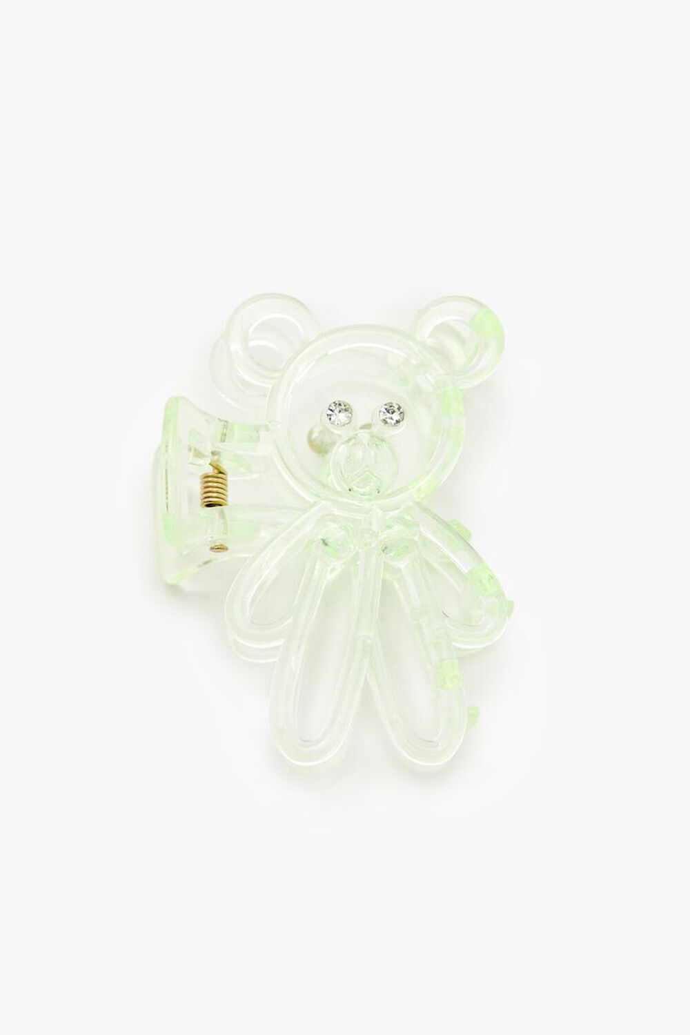 Transparent Teddy Bear Hair Clip Forever21