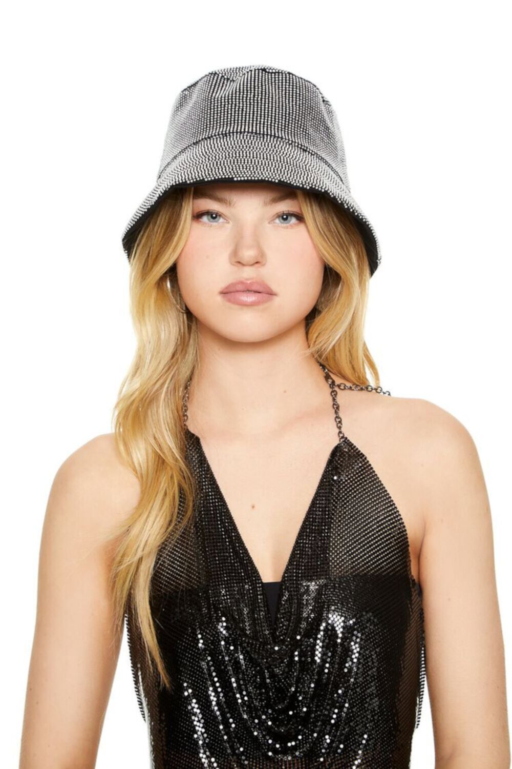 Rhinestone Bucket Hat Forever21