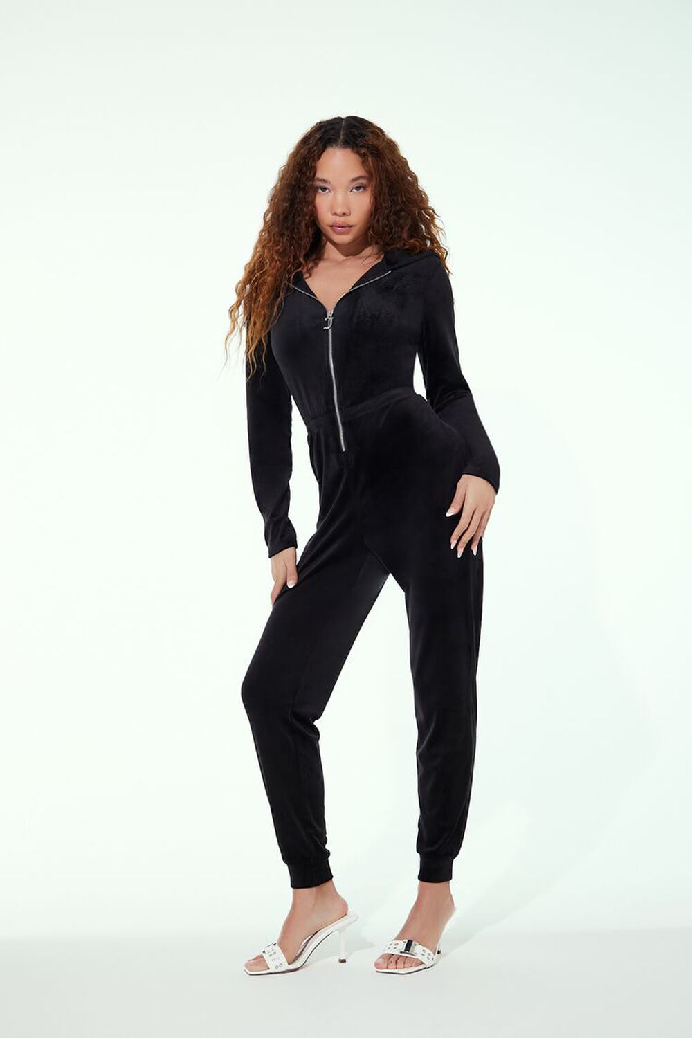 Juicy Couture Velour Jumpsuit Forever21