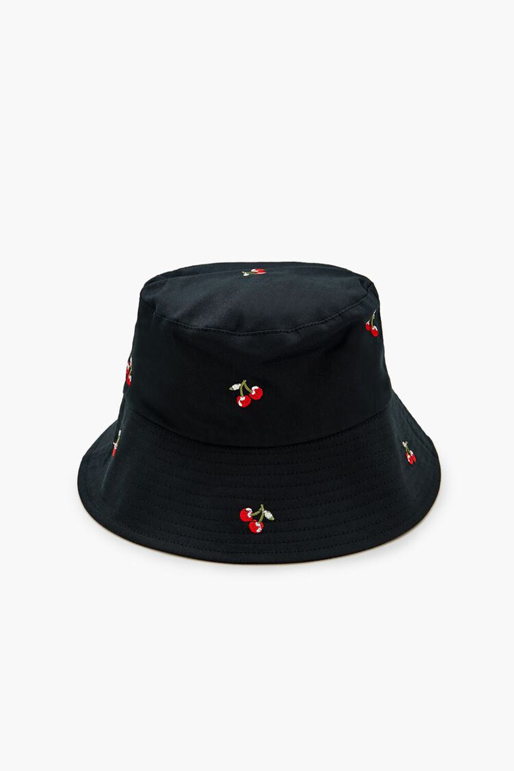 Cherry Embroidered Bucket Hat Forever21