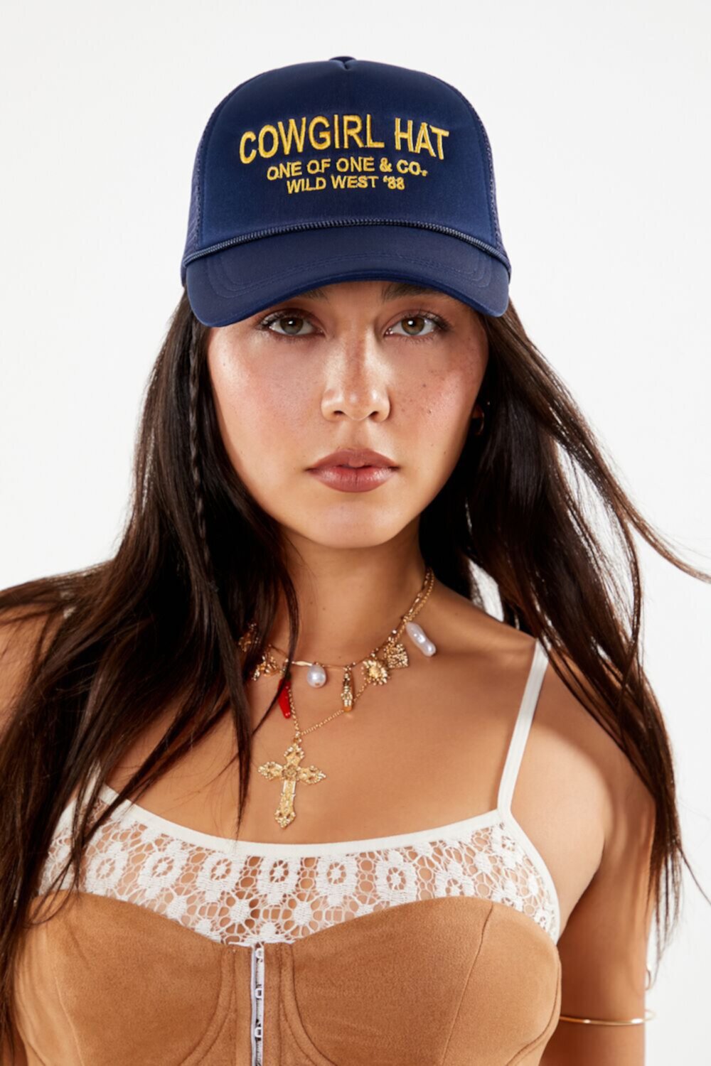 Cowgirl Hat Embroidered Trucker Hat Forever21