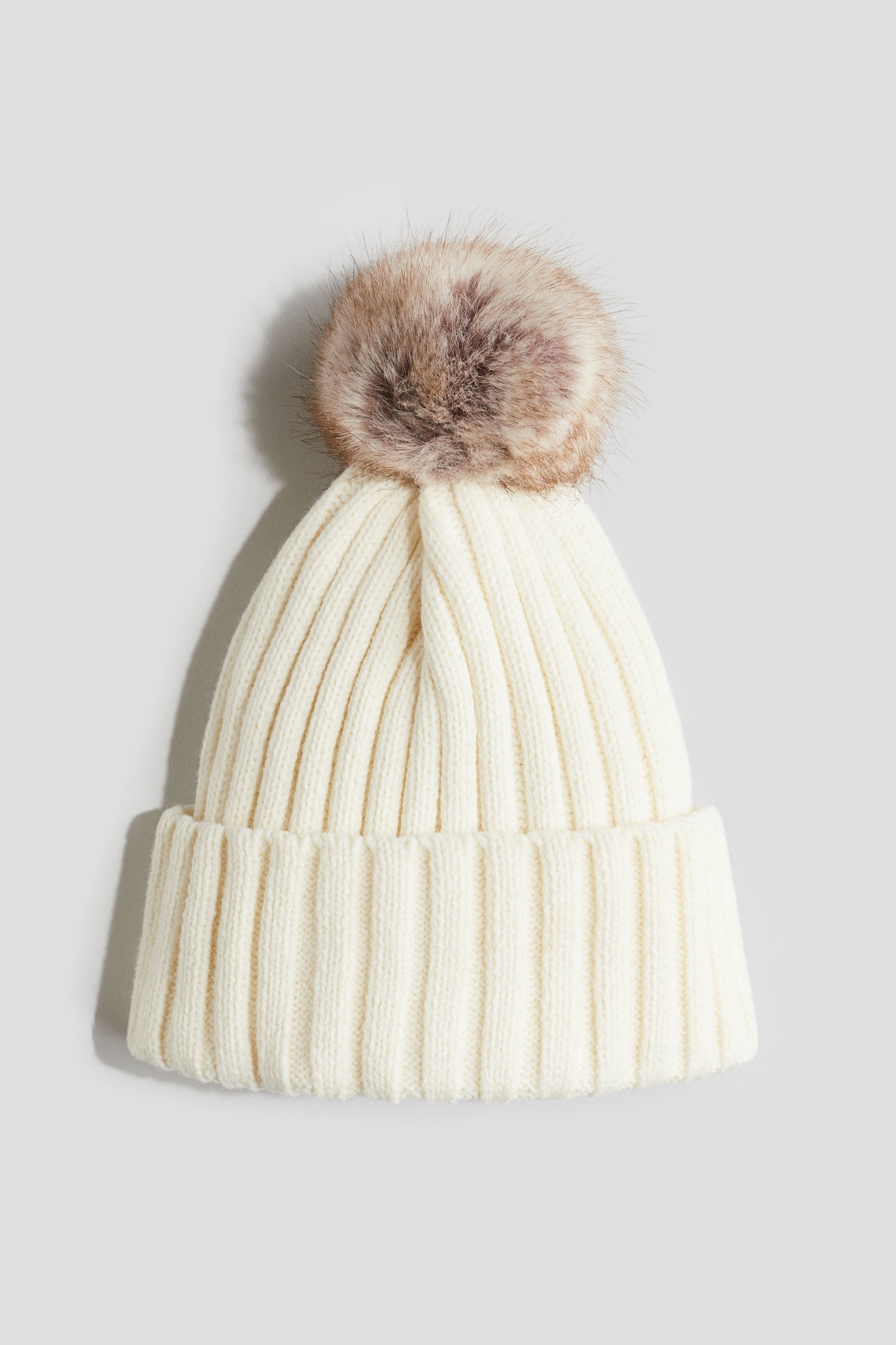 Rib-knit Pompom Hat H&M