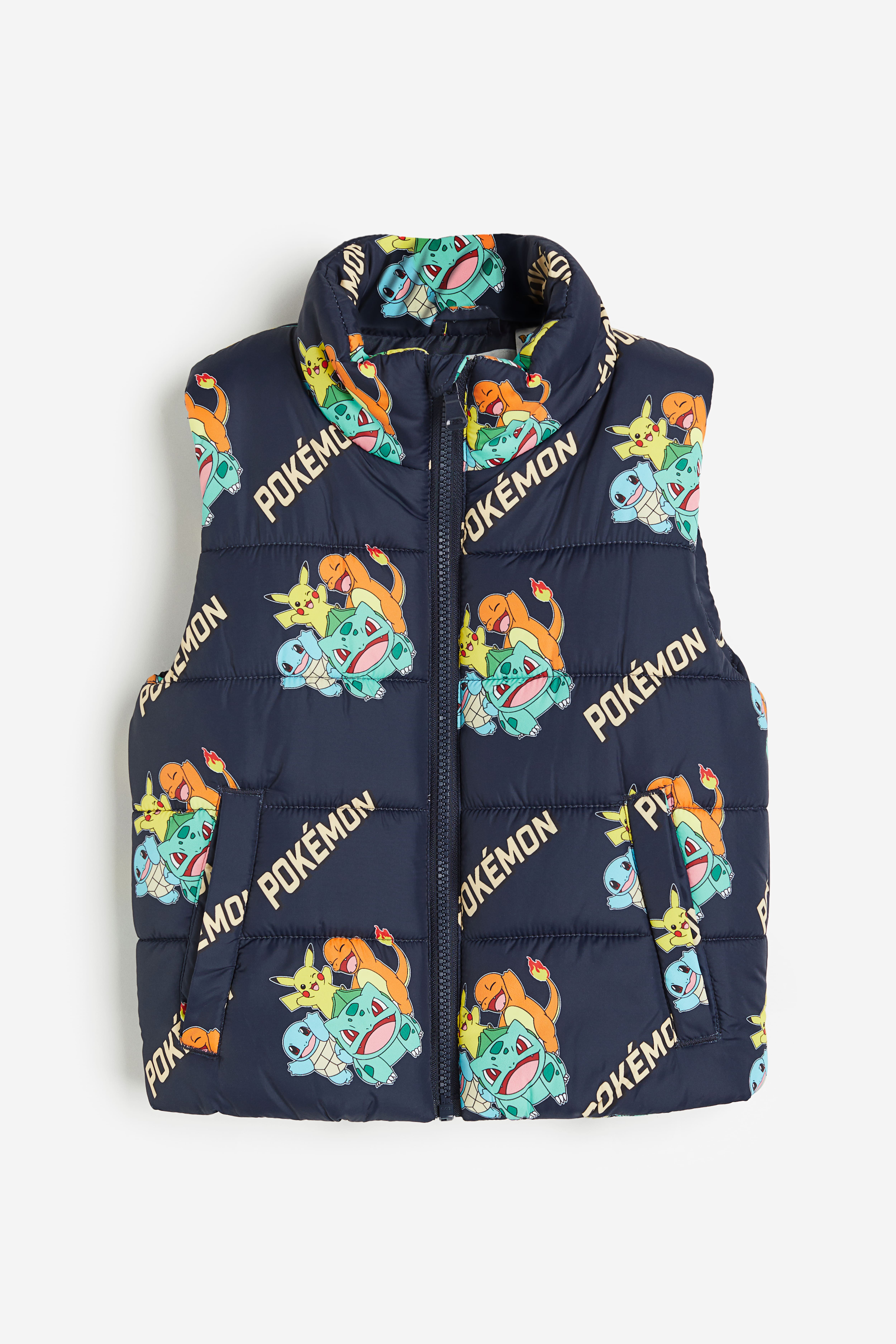 Printed Puffer Vest H&M