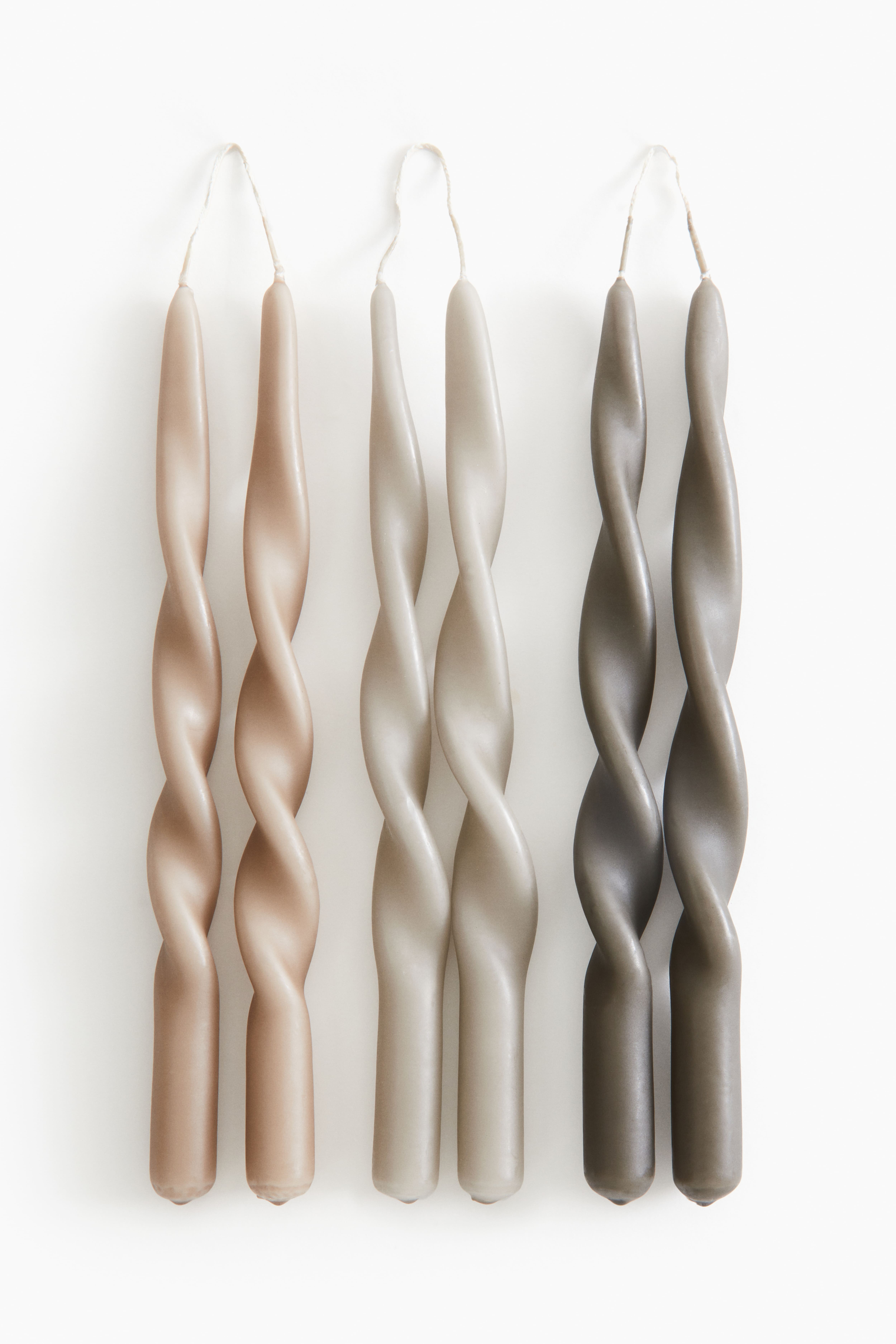 6-pack Spiral Taper Candles H&M