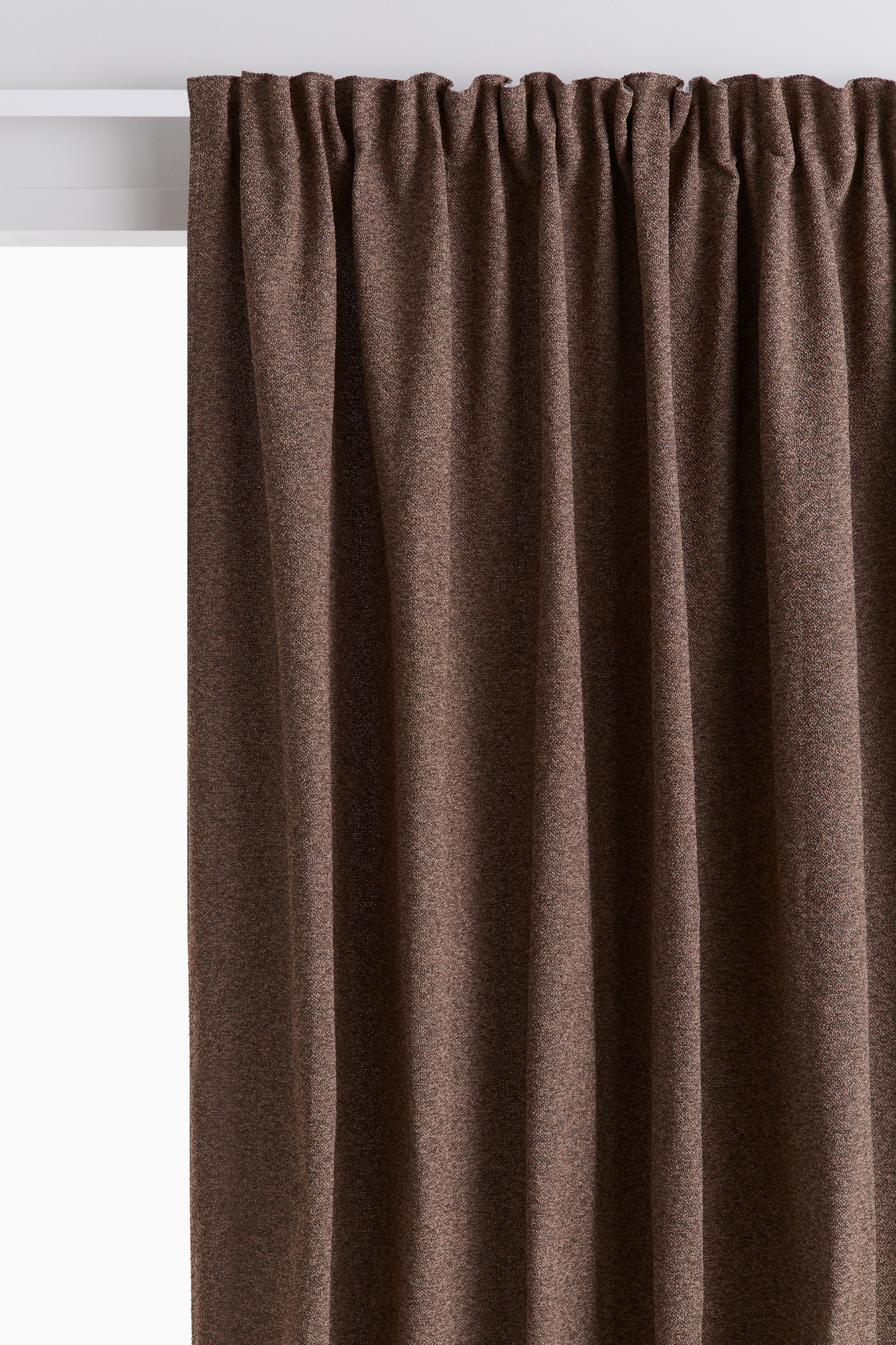 Single-pack Wide Bouclé Curtain Panel H&M