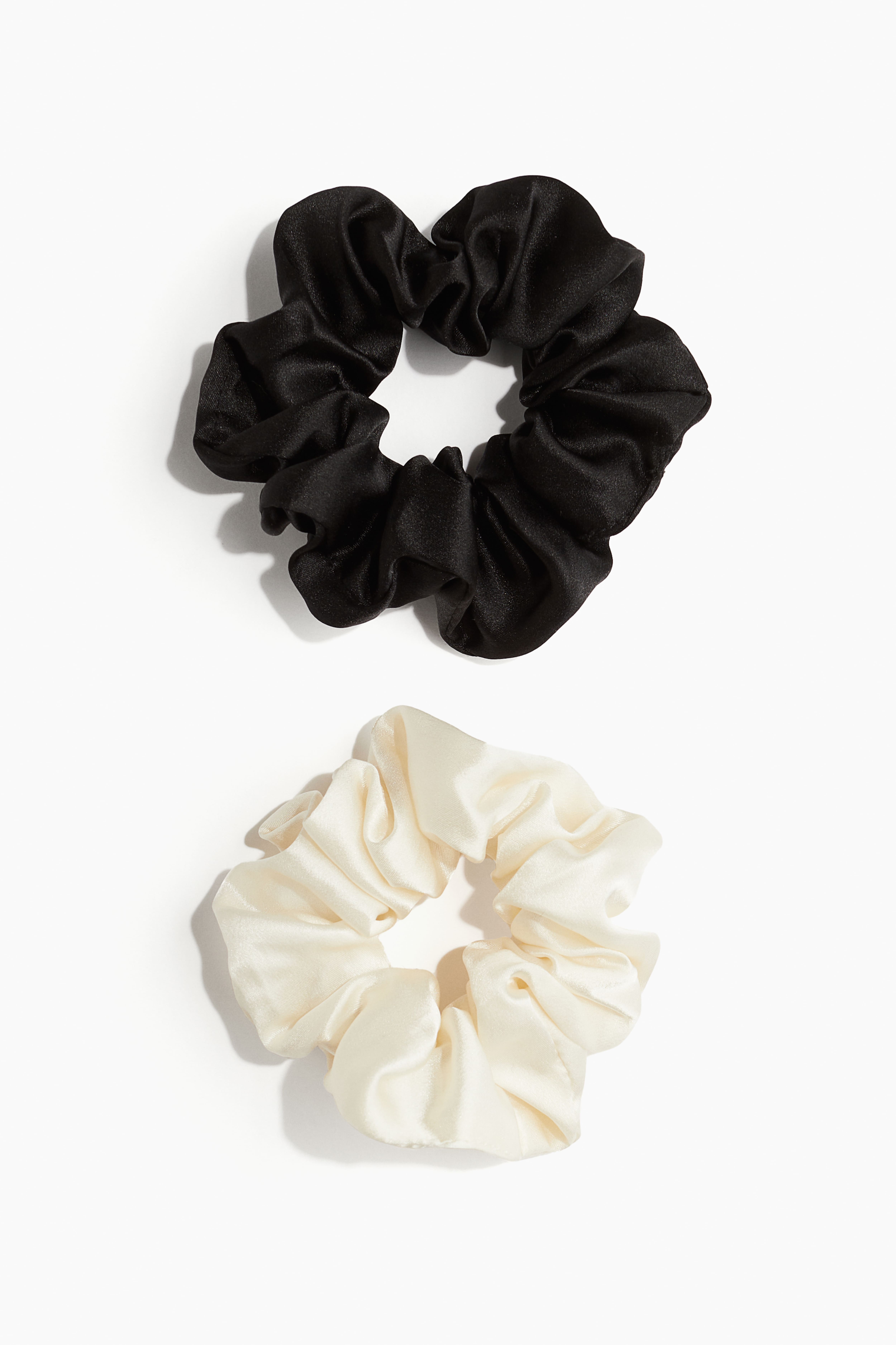 2-pack Silk Scrunchies H&M