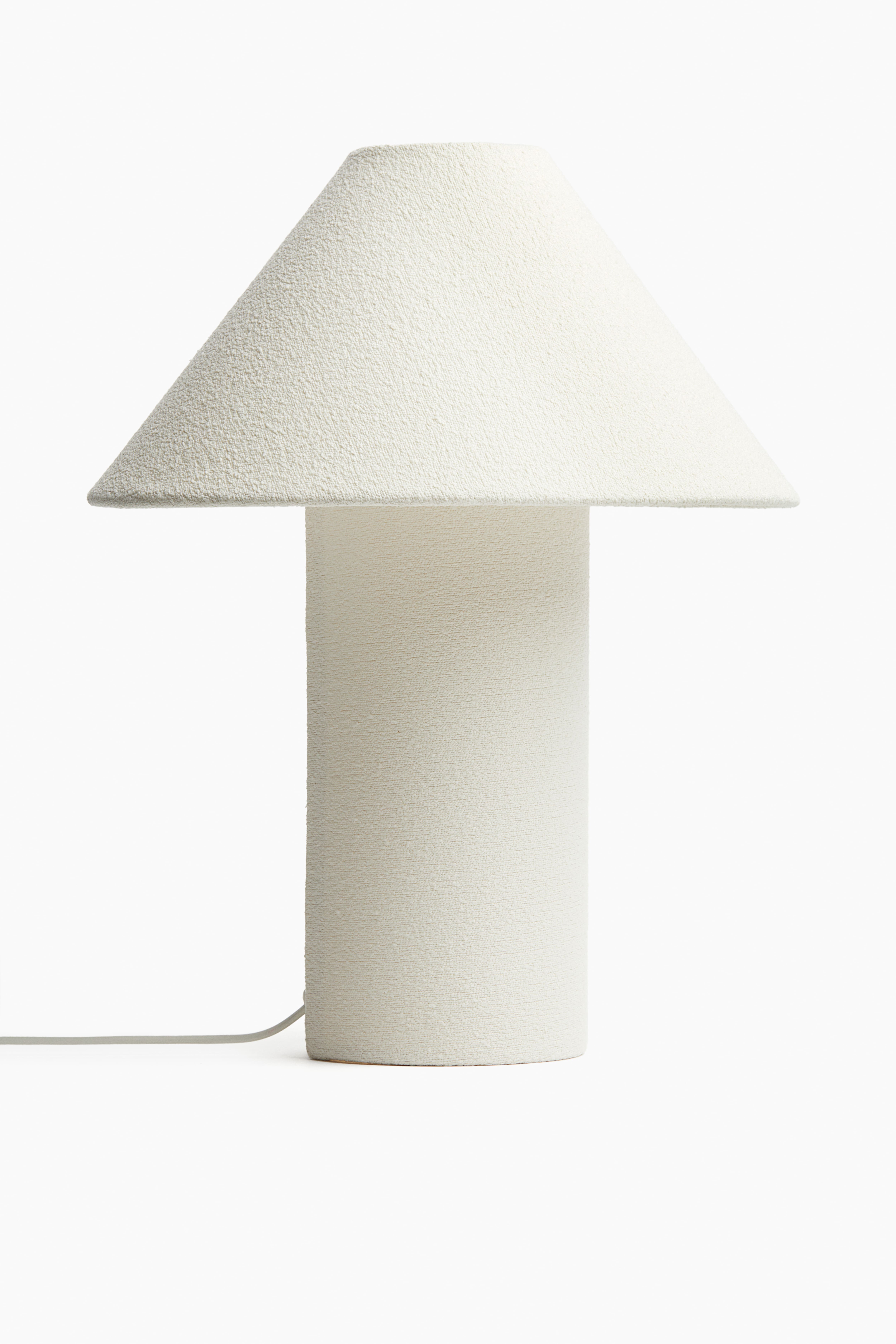 Bouclé-weave table lamp H&M