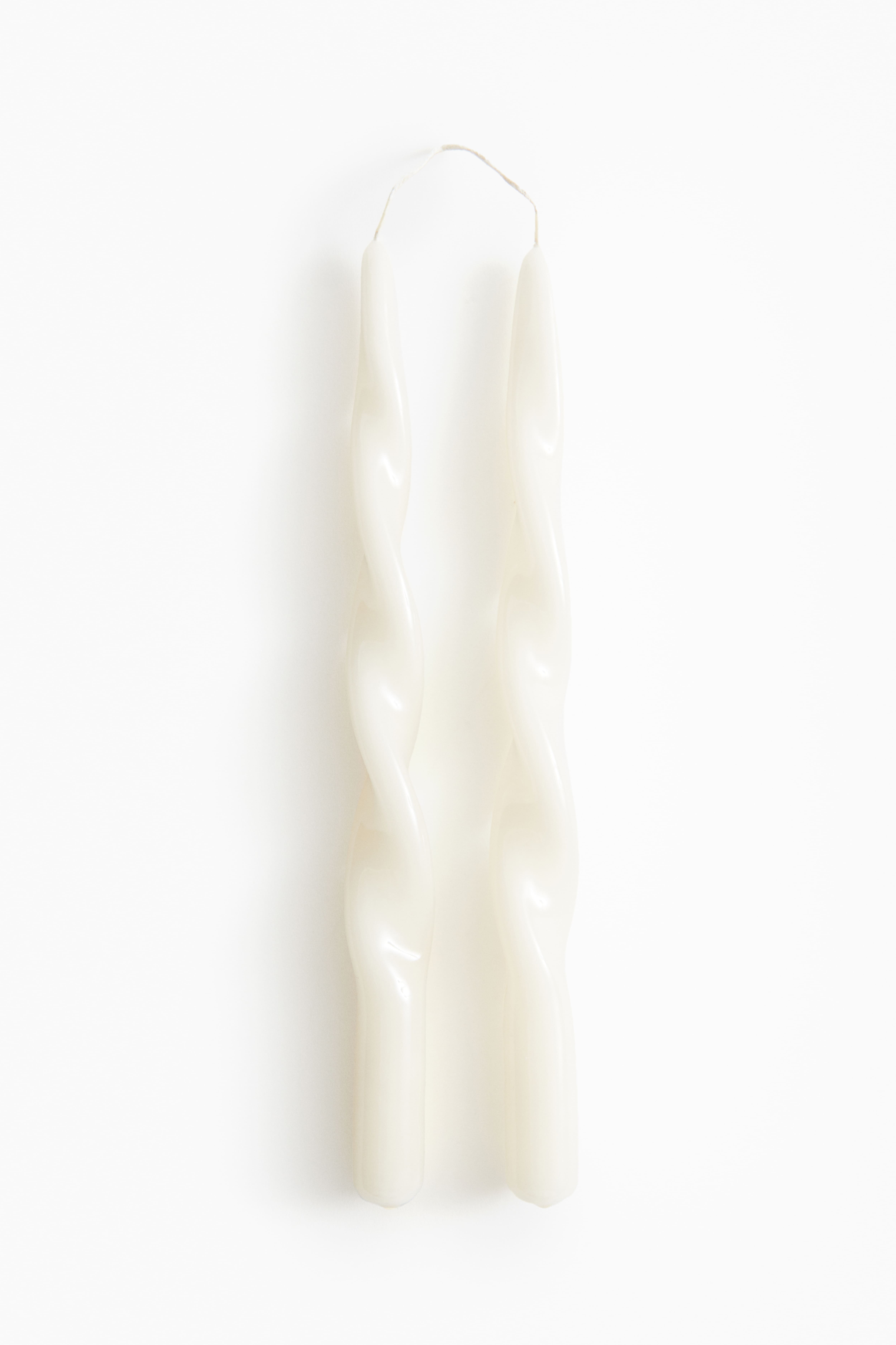 2-pack Spiral Taper Candles H&M