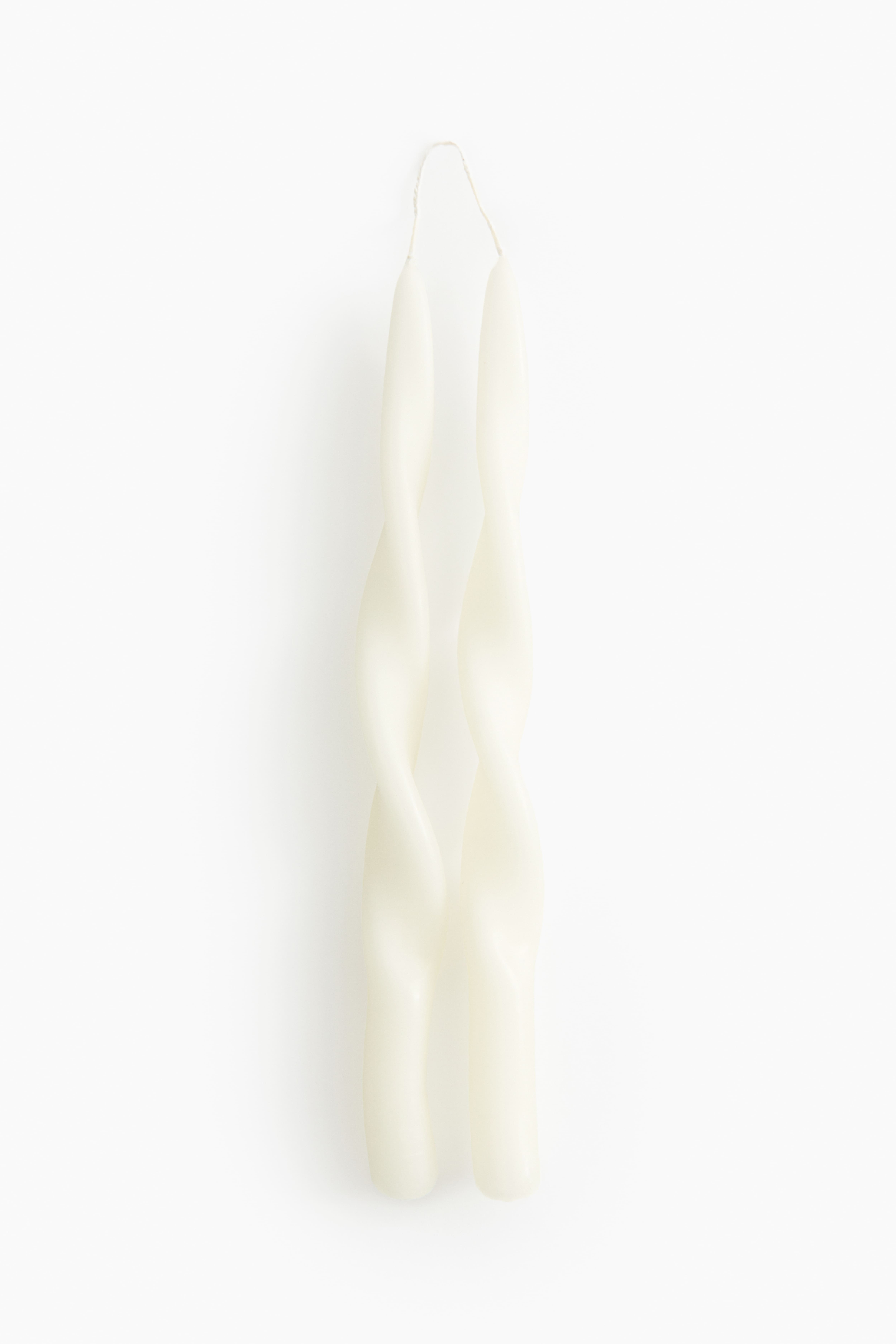 2-pack Spiral Taper Candles H&M