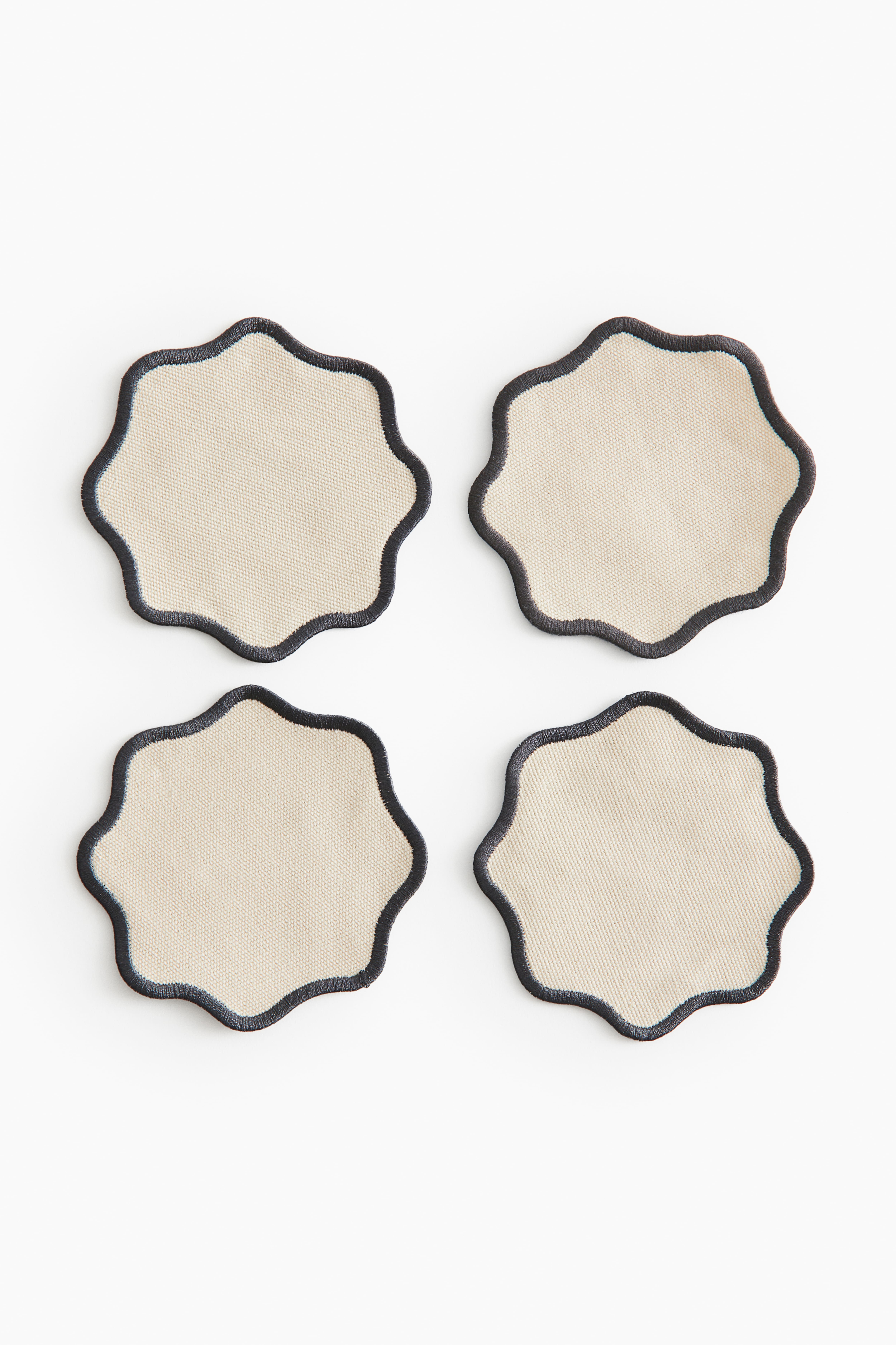 4-Pack Canvas Coasters H&M