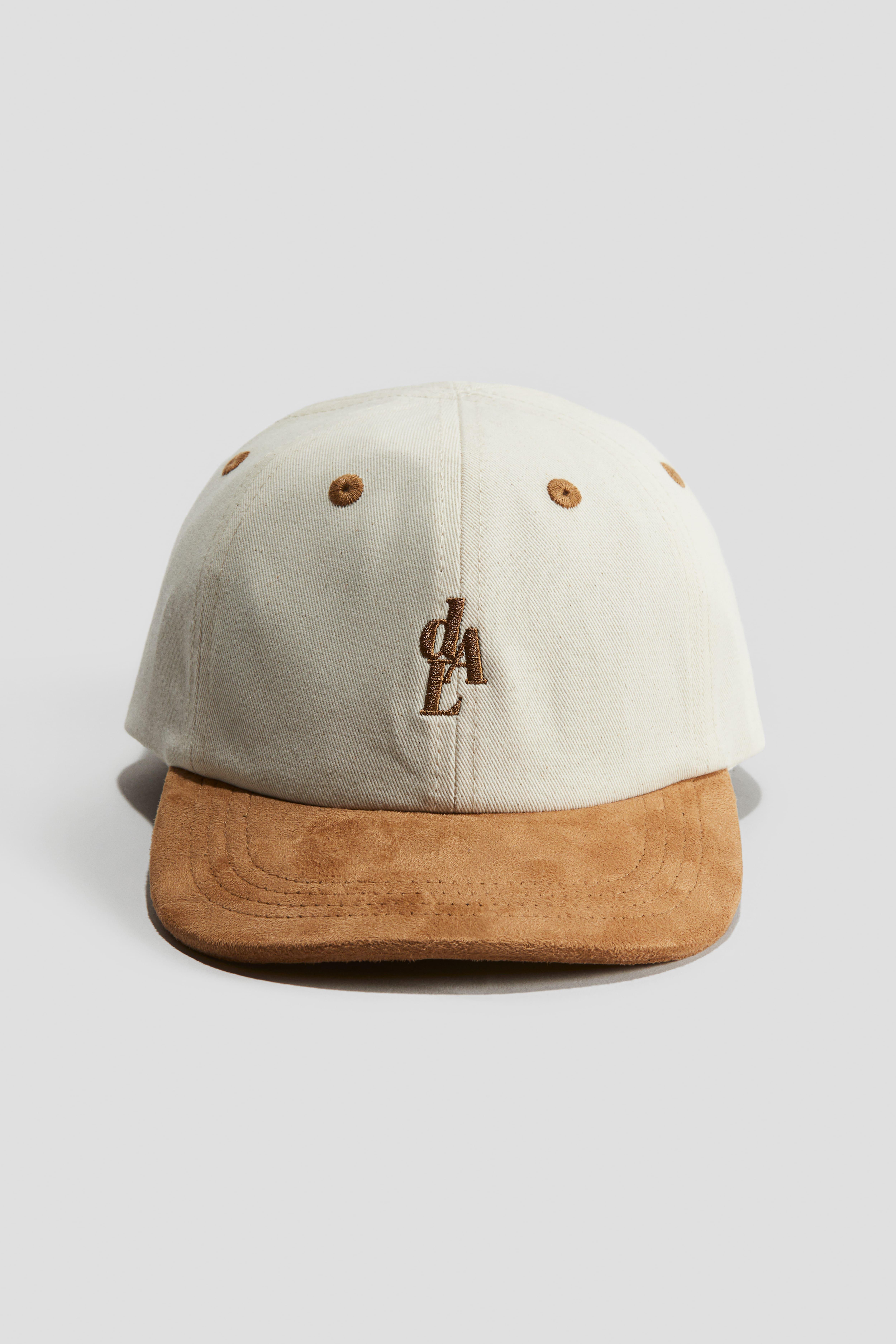 Embroidery-detail twill cap H&M