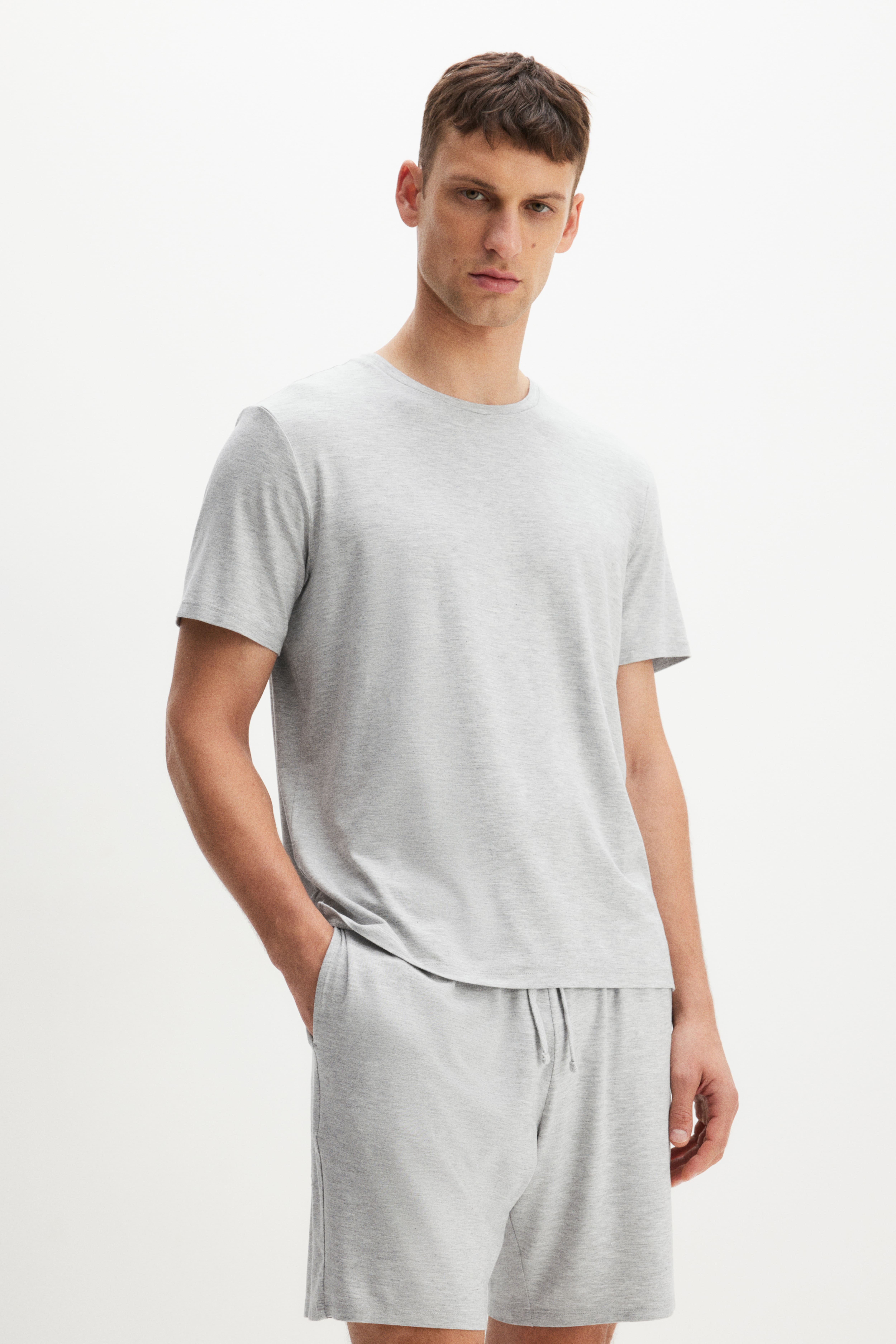 Jersey Pajama T-Shirt and Shorts H&M