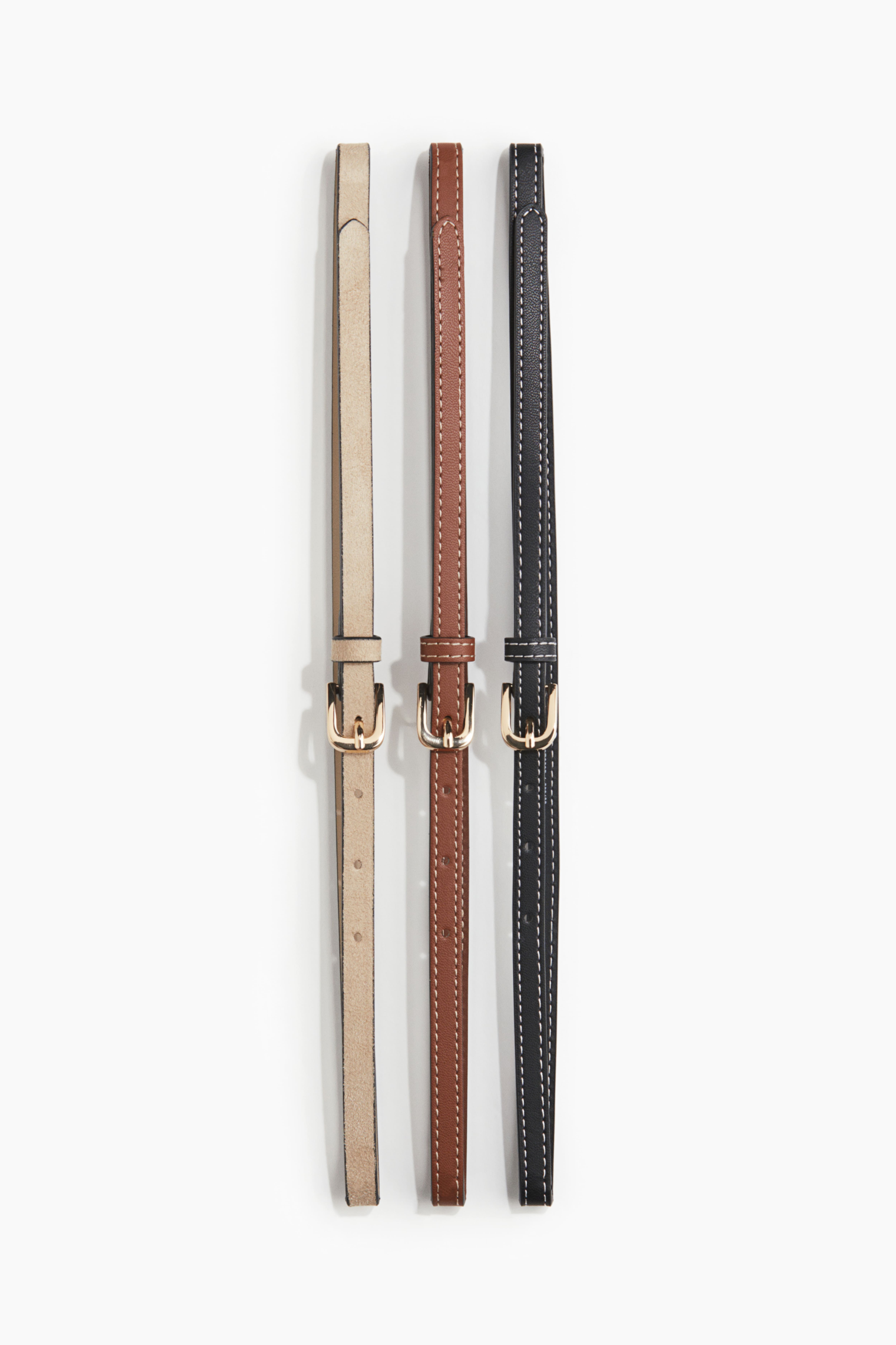 3-pack Belts H&M