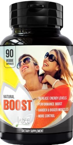 Natural Boost Male Enhancement Pills - Increase 2" in 60 Days with Our Enlargement and Girth Enhancing Formula, Testosterone Booster for Men, Promote Size, Strength, Energy, Stamina, Last Longer Drive Jadee