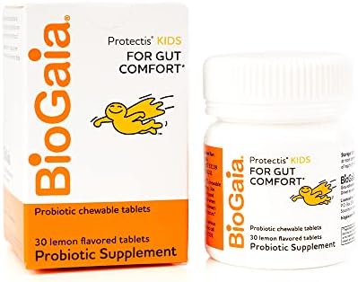 BioGaia Probiotic Chewable Tablets, Box Simple and Easy Way To Promote Digestive and Immune Health, 30 Count BioGaia