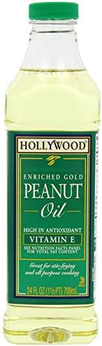 Hollywood Enriched Gold Peanut Oil, 24 Oz Hollywood