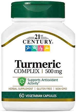 21st Century Turmeric Complex Vegetarian Capsules, 60 Count 21st Century