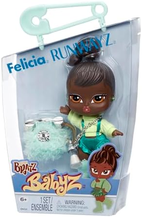 Bratz Babyz Runwayz Felicia Collectible Fashion Doll with Real Fashions Bratz