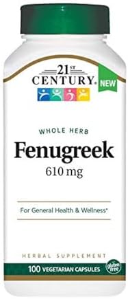 21st Century Fenugreek 610 Mg, 100 Count 21st Century