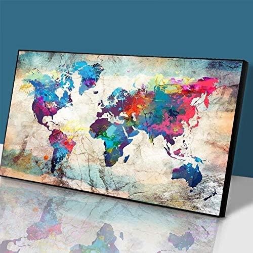 YALKIN 5D Large Diamond Painting Kits for Adults (35.4x15.7inch), Abstract Full Round Drill Wave Pictures Arts Paint by Diamonds Kits Diamond Art Kits for Home Wall Decor Relax Gift YALKIN