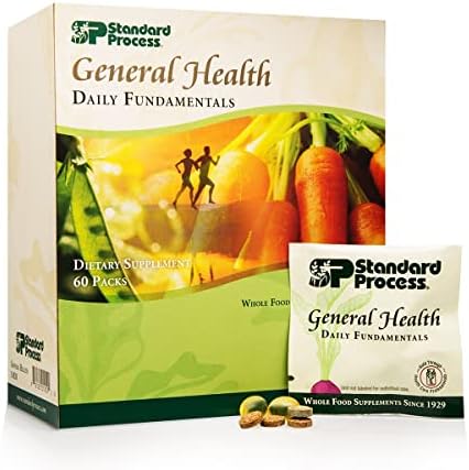 Standard Process Inc. General Health Daily Fundamentals - Maintain Optimal Health with Vitamins D, C, B12, A & B6, Zinc, Iron, Iodine, Copper, DHA, EPA - Pack of 60 Standard Process Inc.