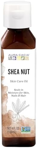 Aura Cacia Nourishing Shea Nut Oil | Multi-Purpose Nourishment Oil | 4 fl oz. Aura Cacia