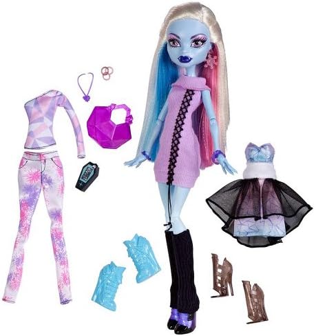 Monster High Exclusive Doll Figure Abbey Bominable 3 Frosty Outfits! Mattel