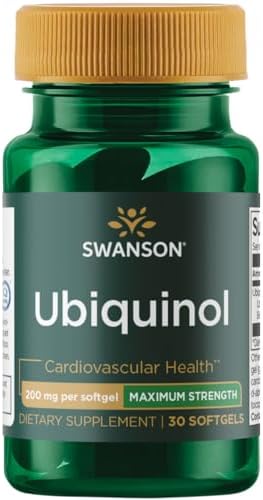 Swanson Maximum Strength Ubiquinol 200 Milligrams 30 Sgels Swanson