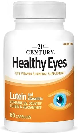 21st Century Healthy Eyes Lutein and Zeaxanthin Capsules, 60 Count (27454) 21st Century