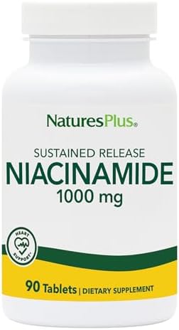 Natures Plus Niacinamide, 1000 mg, 90 Tablets Natures Plus