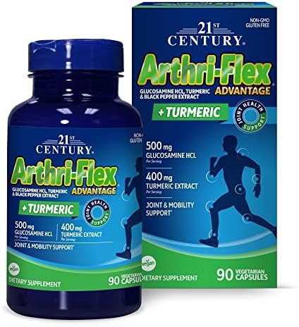 21st Century Arthri-Flex Advantage Plus Turmeric Vegetarian Capsules, 90 Count 21st Century